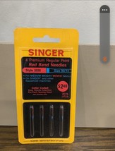Pack of 4 SINGER Premium Regular Point Red Band Needles 2020 SZ 90/14 #2... - $11.39