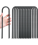 Trampolines Wind Stakes 8 Pack 12 Inch,Heavy Duty U Shaped Rebar Tent St... - $37.49 CAD
