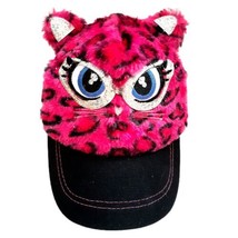 Pink Cat Home Made Baseball Hat Cap Mesh Back Adjustable Hook n Loop Halloween - £3.10 GBP