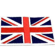 Nation Country Union Jack Flag Patch United Kingdom Emblem Logo 2&quot; x 2.8&quot; Sew... - £12.59 GBP