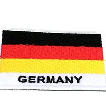 Nation Country Flags Patches Germany Emblem Logo 2 x 2.8 Inches Sew On Embroi... - £12.77 GBP