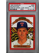 1990 Donruss Nolan Ryan King Of Kings Correct Back #665 PSA 8 P1243 - $24.75