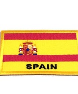 Nation Country Flag of Spain Patch Emblem Logo 2 x 2.8 Inches Sew On Emb... - £12.59 GBP