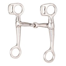 Tough 1 Stainless Steel Snaffle Bit Mouth, 3 1/2-Inch - £19.02 GBP