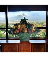 1965 Fruit Basket Wall Hanging Plaque Hawaiian By Dart Bar Tiki Hut Pati... - $57.06 CAD