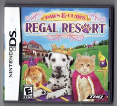 Paws And Claws Regal Resort Nintendo Ds Game Empty Case Only - £3.81 GBP