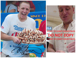 Joey Chestnut Signed 8x10 Photo Nathan Hot Dog World Champion Proof Autographed - £77.97 GBP