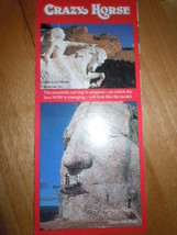 Crazy Horse South Dakota Travel Souvenir Brochure 1995 - £3.94 GBP