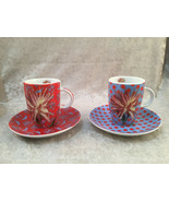 PPD &quot;Red Dots&quot; Espresso Cup Set in Gift Box Porcelain Germany NEW - £12.94 GBP