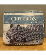 CRITERION Vtg Dan River 3 pc Twin Sheet Set High Tech Geometric 80s Burg... - €25,66 EUR