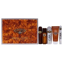 Cuba Gold Must Have by Cuba for Men - 5 Pc Gift Set 3.3oz EDT Spray; 1.17oz EDT  - $31.95