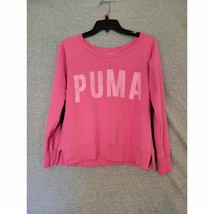 Women&#39;s/Junior&#39;s  Pink PUMA Dry Cell Crew Neck Sweatshirt Small - £12.41 GBP