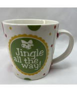 Jingle All the Way Christmas Holiday Coffee Mug Large 16 Ounce Cypress Home - $13.42 CAD