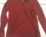 Tommy Hilfiger Thick Long Sleeve Men&#39;s Shirt Size M Red - $12.86