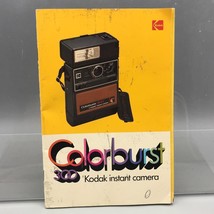 Vintage Kodak Colorburst 300 Instantanée Caméra Instructions Manuel - $19.79