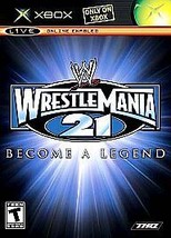 WWE WrestleMania 21 (Microsoft Xbox, 2005) Complete CIB W/ Manual -COMPLETE - £8.25 GBP