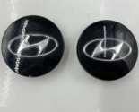 Hyundai Wheel Center Cap Set Black OEM B01B10052 - $34.64