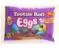 Tootsie Roll EGGS 3.5 oz Candy Coated Egg Shaped Individually Wrapped BB... - £6.93 GBP