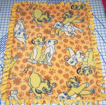 Disney The Lion King Simba Nala Fleece Baby Blanket Pet Lap 30"x24"  - $42.95