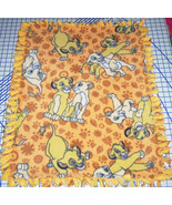 Disney The Lion King Simba Nala Fleece Baby Blanket Pet Lap 30&quot;x24&quot;  - £33.79 GBP