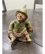 Tom Clark Gnome- Patrick- 1980’s Rare Vtg Cain Studio Legs Hanging No Coin - $276.41 CAD