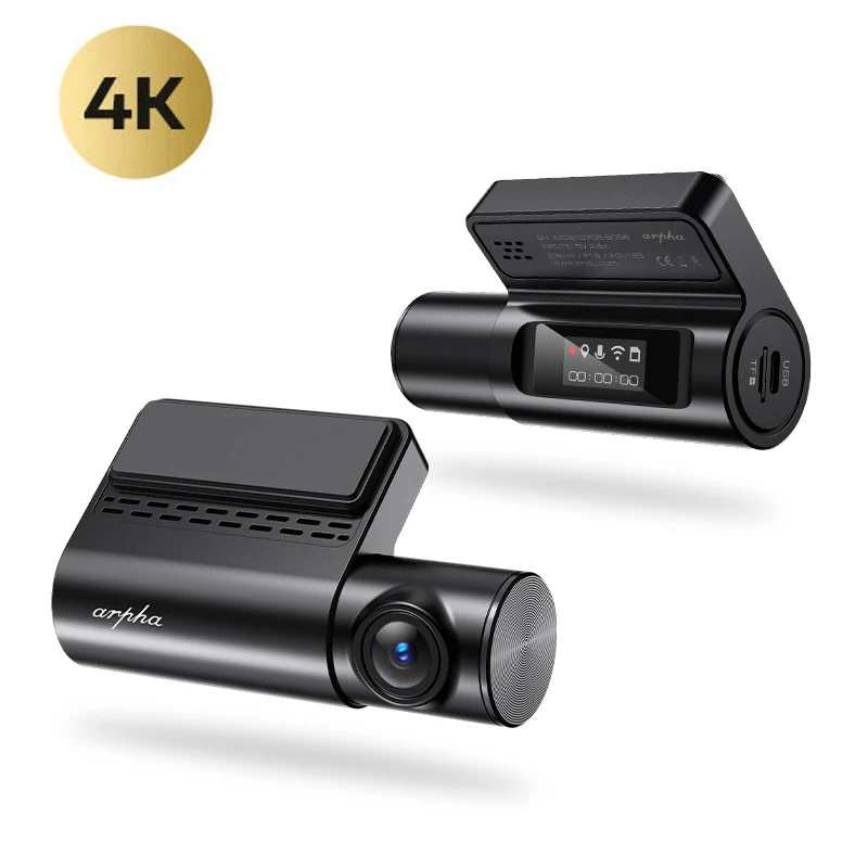 Arpha A14 Dash Cam for Cars 4K DashCam With GPS WI-FI 6 Night Vision WDR Parking - £97.46 GBP+