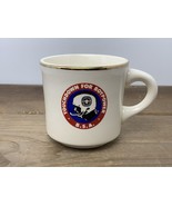 Vintage BSA Boy Scouts Mug Touchdown For Boypower Manpower Made In USA - $12.82