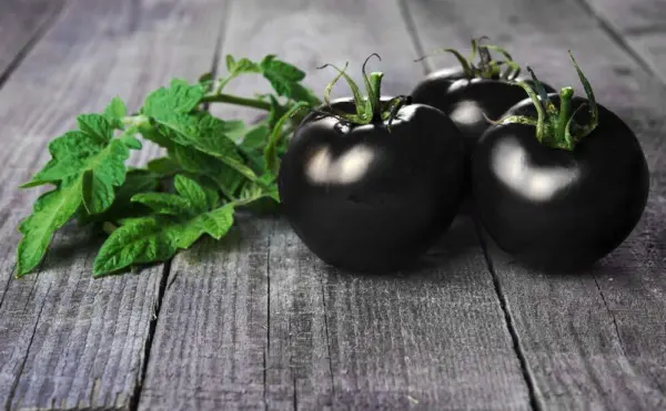 100 Black Cherry Tomato Seeds Made In Usa Dwarf Fruit Seeds Garden - £14.94 GBP