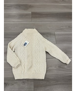 Blarney VTG Handknit Irish Cable Fisherman Wool Sweater Oversize Chunky ... - $173.25