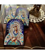 Blue Beaded Virgin Mary Catholic Journal, Beaded Prayer Journal, Complet... - $19.95