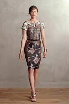 Anthropologie Embroidered Brocade Dress From Beguile by Byron Lars Sz 2 - NWT - £142.63 GBP