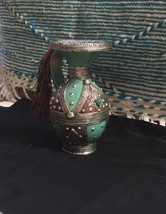 Large old emerald enamelled terracotta vase (TEMEGROUTE) - £279.85 GBP