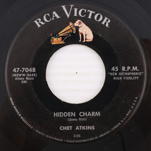 Chet Atkins – Hidden Charm / Colonial Ballroom - 1957 45 rpm 7&quot; Record 4... - $4.43