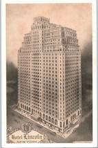 The Hotel Lincoln, New York City, New York Postcard - £11.57 GBP