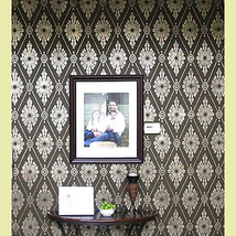 Diamond Damask Stencil - DIY Stencils for decor better than wallpaper - $49.95