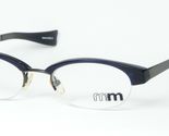 Mikli M0203 col 04 BLUEBERRY /BROWN /CHARCOAL-GREY EYEGLASSES GLASSES 48... - $67.87