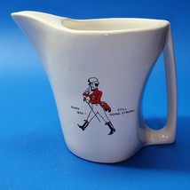 Vintage Johnnie Walker Scotch Whisky Wade Regicor Promo Pitcher Jug - SHIPS FREE - £27.96 GBP