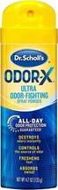 Dr. Scholls Odor-X Ultra Odor Fighting Foot Spray Powder 4.7 oz, 2 - Pack - £10.84 GBP