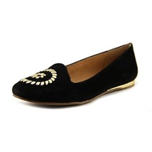 Jack Rogers Flats Women&#39;s Rebecca Black Round Toe Suede Slip-On NEW Retail $170 - £70.34 GBP