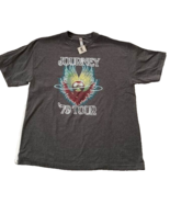 Journey &#39;79 Tour Distressed T Shirt Rock Band Graphic Gray Mens XL Music... - $24.70