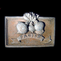 Radish  Decorative Wall Relief Sculpture Decorative Relief Sculpture Plaque - $461.33 MXN