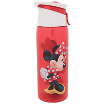 Minnie Mouse Cute Polka Dots Flip-Top Water Bottle Red - £17.19 GBP