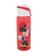 Minnie Mouse Cute Polka Dots Flip-Top Water Bottle Red - £17.18 GBP