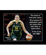 Basketball Motivation Quote Poster Print Inspirational Breanna Stewart W... - £18.10 GBP+