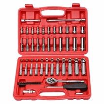 1/4-Inch Drive Master Socket Set With Ratchets, Adapters, Extensions Wit... - £42.99 GBP