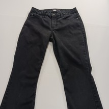 Lee Women's Black Mid-Rise Bootcut Jeans Measured Size (27×31) image 10