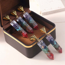 5Piece Colorful Hexagonal Stone Charms for DIY Jewelry - $31.92