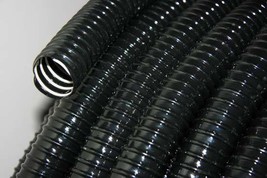 Quality Standard Metric Ribbed Black Pond Hose 1/2&quot; (12mm) 168 Feet (50m... - £81.87 GBP