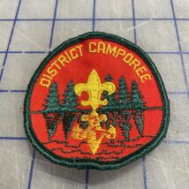 Vintage BSA Patch Boy Scouts Of America  Patch District Camporee Texas 1... - $120.47 MXN