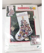 NEW Dimensions SANTA CLAWS STOCKING CATS Cross Stitch Kit Christmas kitt... - $836.30 MXN